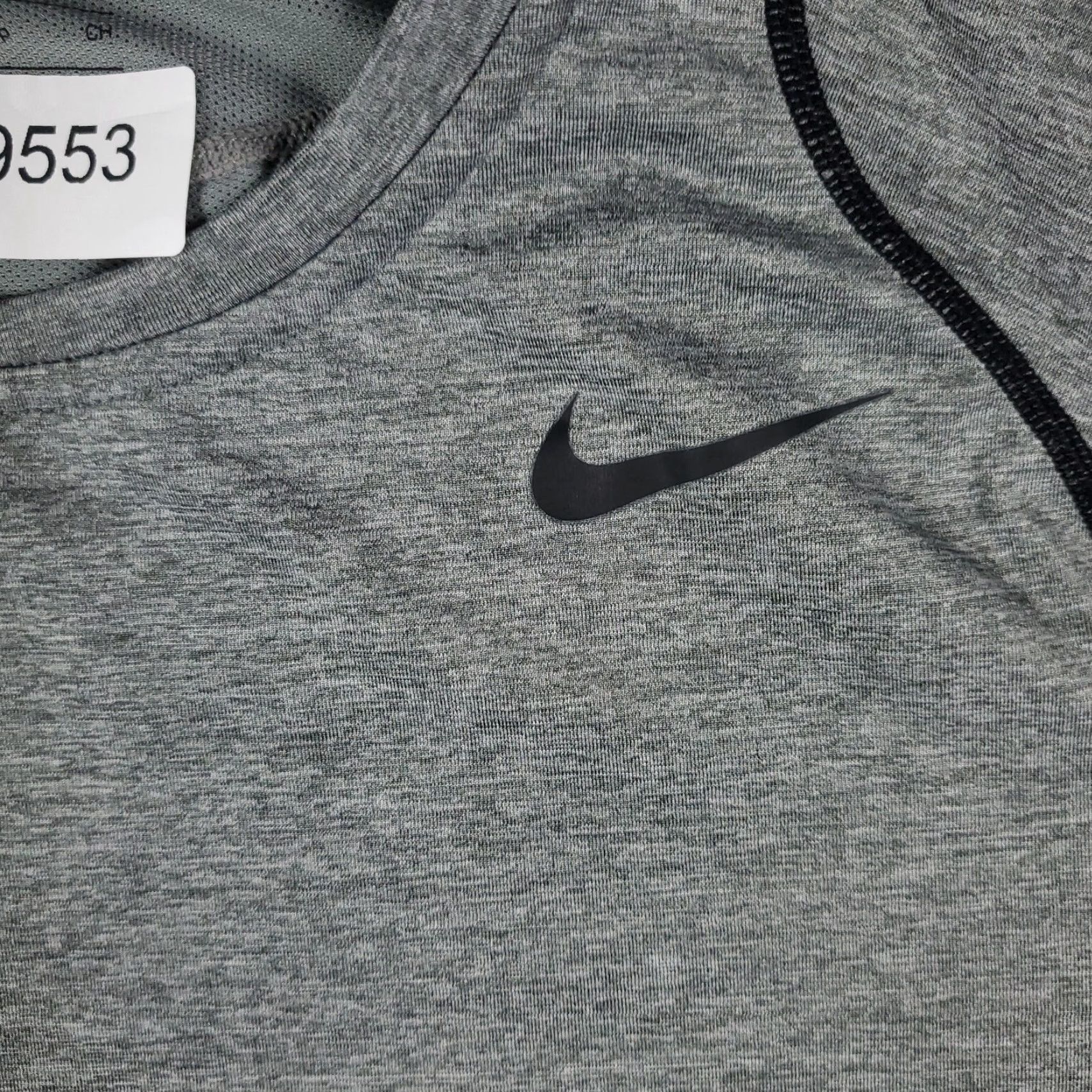 Nike Nike Shirt Mens Small Gray Pro Dri Fit Work Out Long Sleeve Size US S / EU 44-46 / 1 - 2 Thumbnail