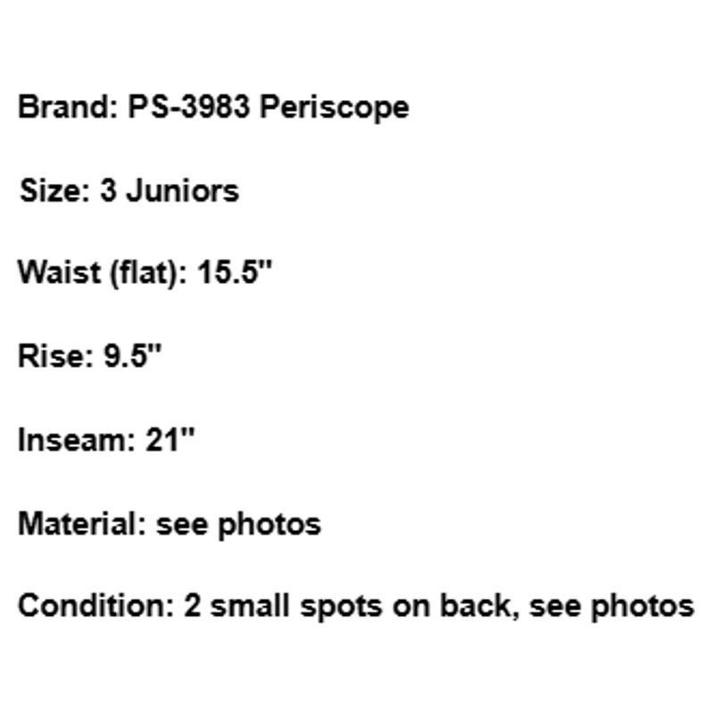 Other PS-3983 Periscope Pants Y2K Skater Streetwear Baggy Capri 3 Size 31" - 7 Thumbnail