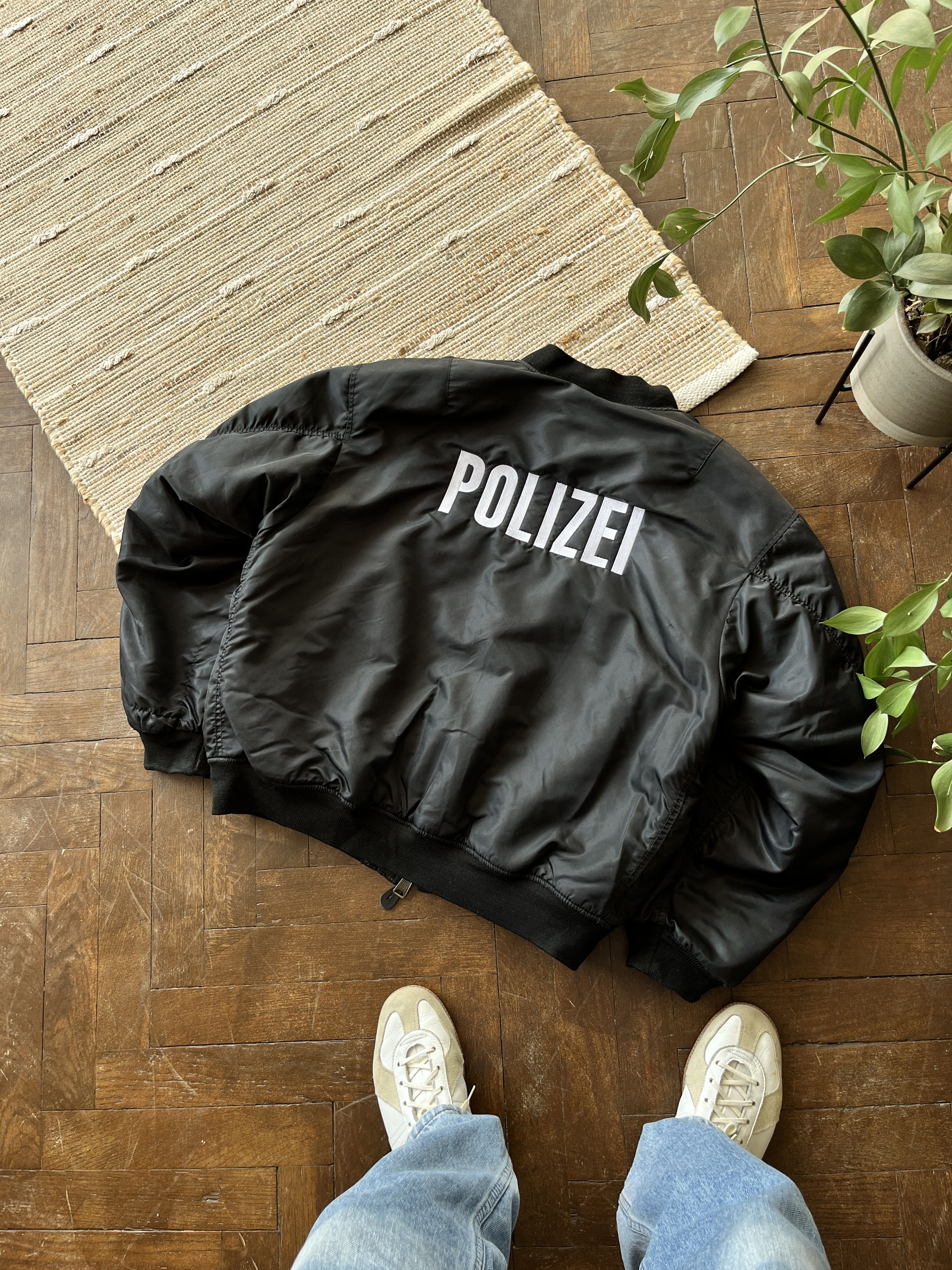 Japanese Brand × Vintage Vintage MA1 Polizei Bomber Jacket Vetements ...