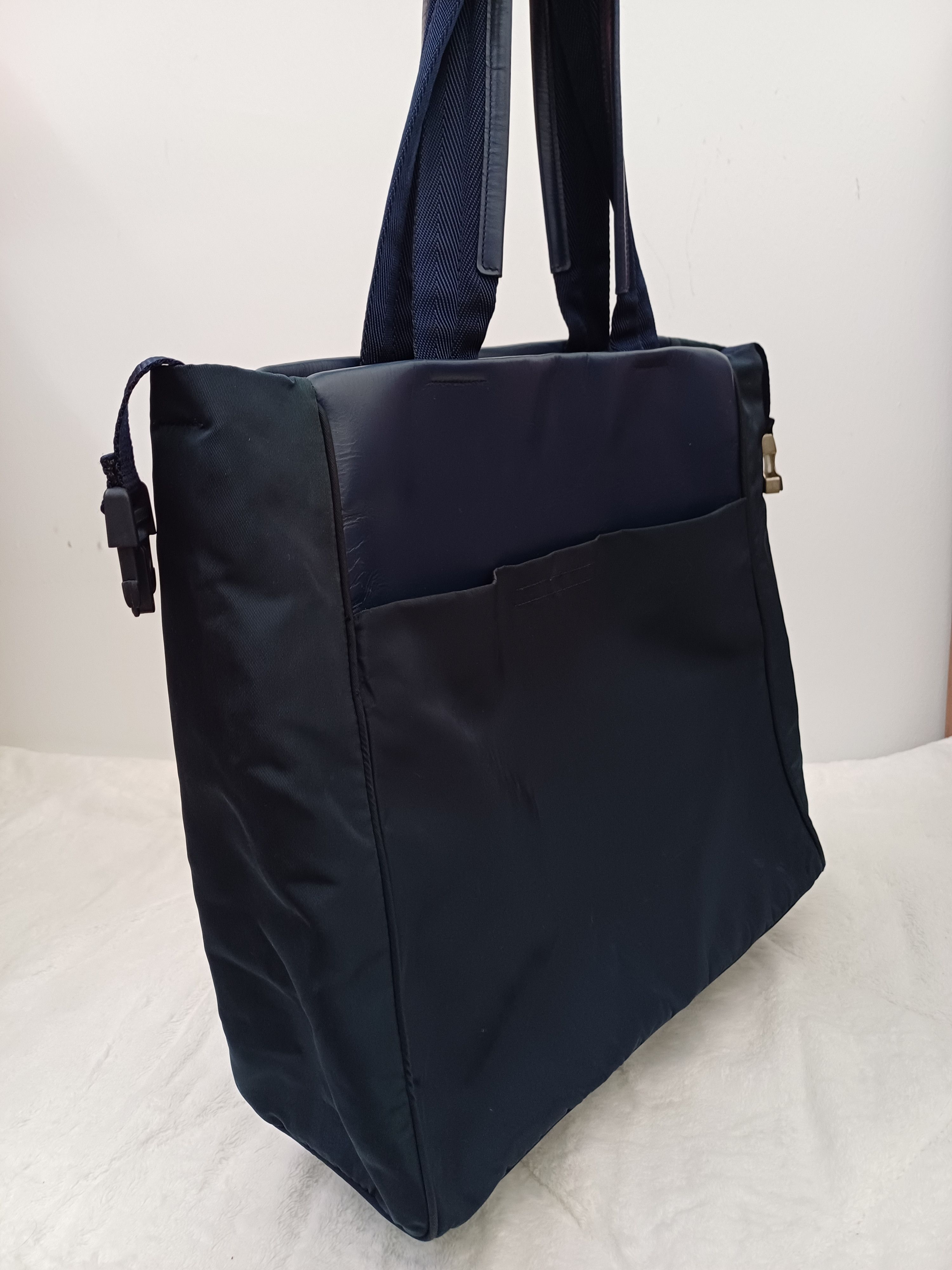 Karl Lagerfeld × Prada Vintage Prada Tote Bag Semi-leather Size ONE SIZE - 4 Thumbnail
