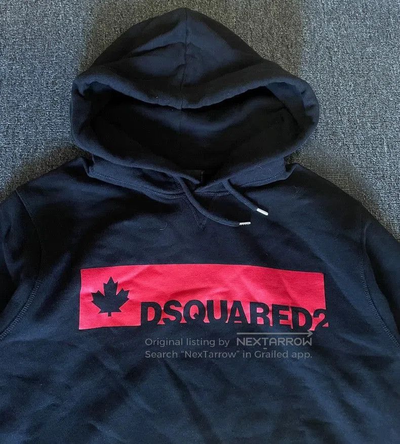 Dsquared2 Dsquared2 Black Logo Hoodie Sweatshirt. Size US XS / EU 42 / 0 - 2 Thumbnail