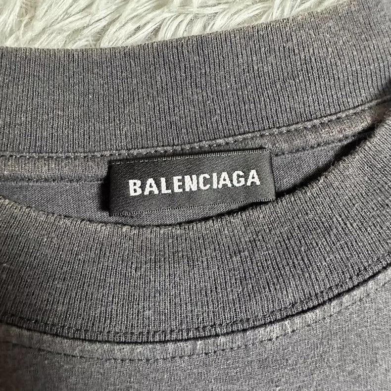 Balenciaga Balenciaga Electro-optic purple band T-shirt portrait shor Size US S / EU 44-46 / 1 - 3 Thumbnail