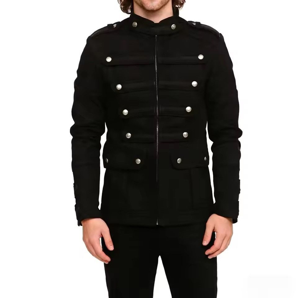 Japanese Brand Gothic Steampunk Retro Military Jacket Size US M / EU 48-50 / 2 - 5 Thumbnail