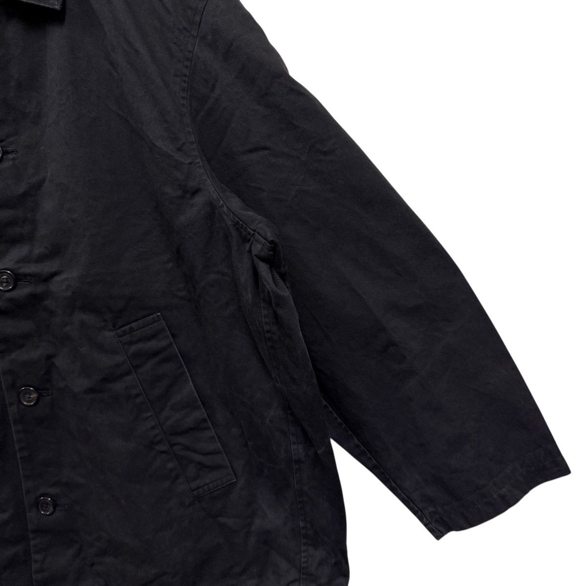 Yohji Yamamoto Vtg Yohji Yamamoto Jacket Button up Oversize Balmacaan Size US XXL / EU 58 / 5 - 7 Thumbnail