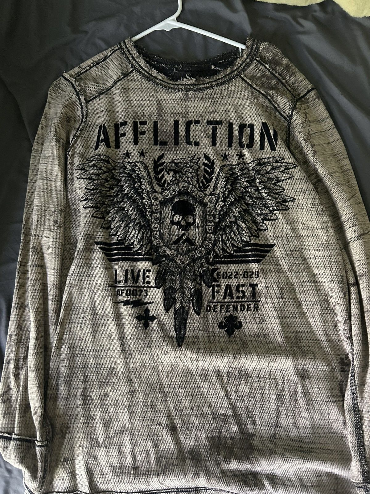 Affliction Reversible Affliction knit sweater Size US L / EU 52-54 / 3 - 1 Thumbnail