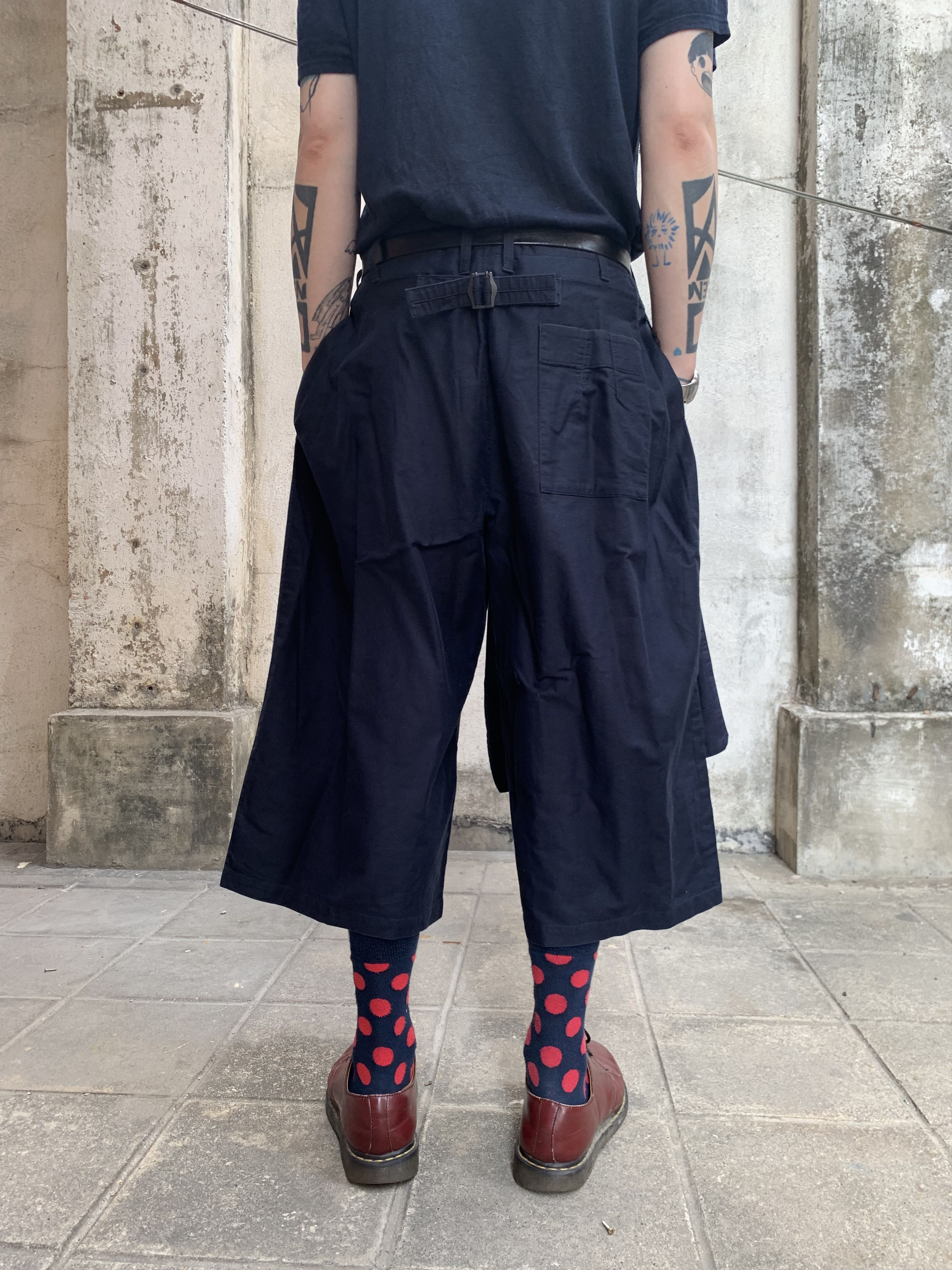 Yohji Yamamoto Yohji Yamamoto Pour Homme SS17 Runway Layered Cropped Pants Size US 36 / EU 52 - 4 Thumbnail