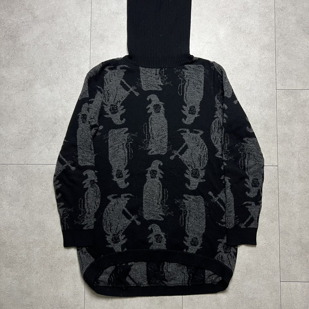 UNDERCOVER 98-99AW EXCHANGE 変形ニット M 中古・古着通販】UNDERCOVER (アンダーカバー) 19AW 編地替配色