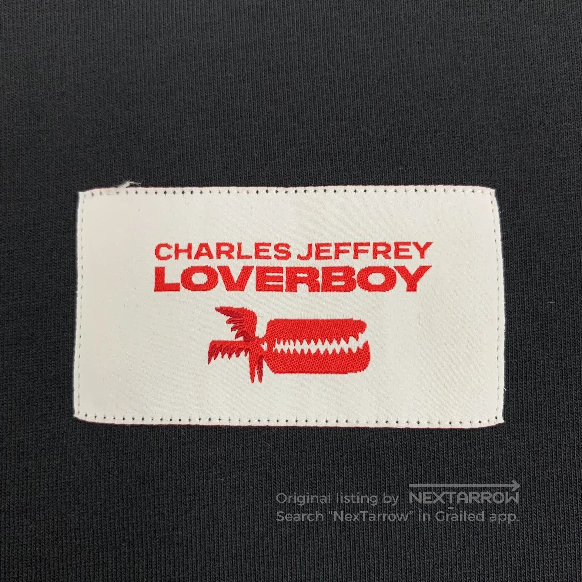 Charles Jeffrey LOVERBOY Charles Jeffrey Loverboy Logo Patch Cotton T-Shirt. Size US S / EU 44-46 / 1 - 5 Thumbnail