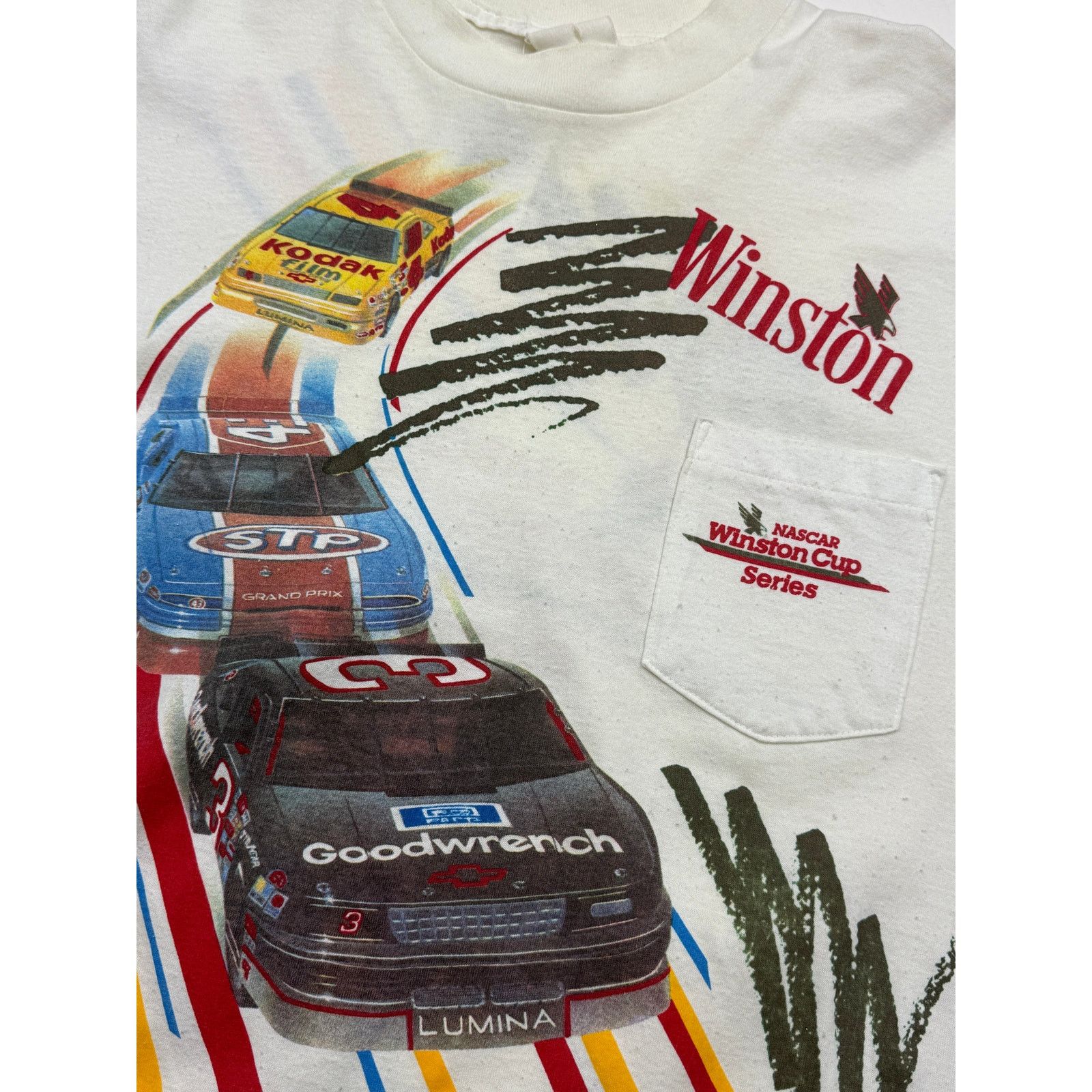 Vintage Vintage 1992 NASCAR Winston Cup Series Racing Pop Art XL Size US XL / EU 56 / 4 - 6 Thumbnail