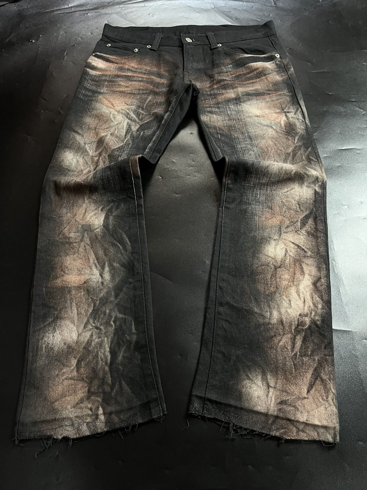 Tornado Mart 🖤 BINDING OFFER 🖤 tornado mart mudmax flare jeans Size US 31 - 10 Thumbnail