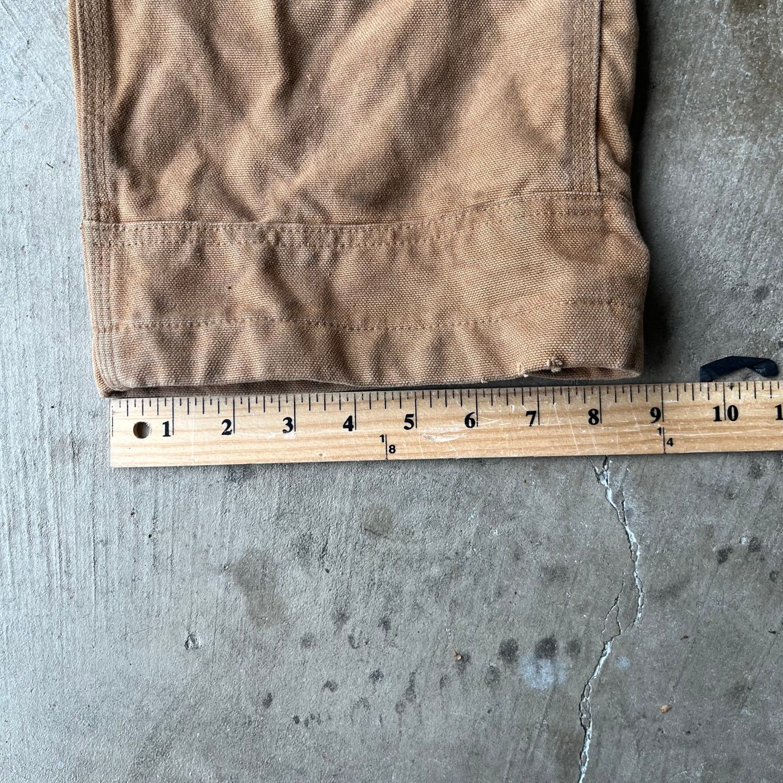 Vintage VINTAGE CARHARTT OVERALL BIBS TAN 36X30 CARPENTER Size US 36 / EU 52 - 6 Thumbnail