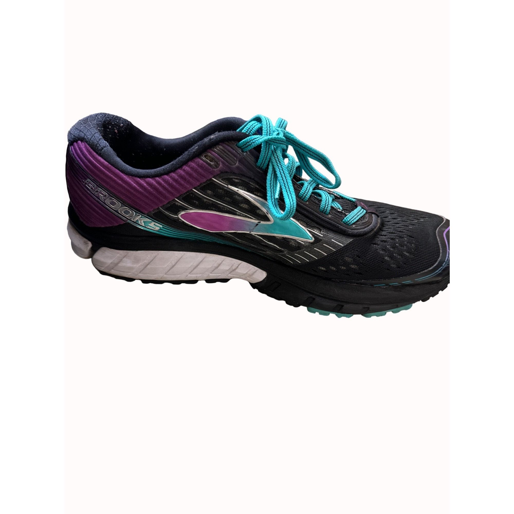 Brooks Brooks Ghost women’s black pink running athletic shoe sneake Size US 9.5 / IT 39.5 - 2 Thumbnail