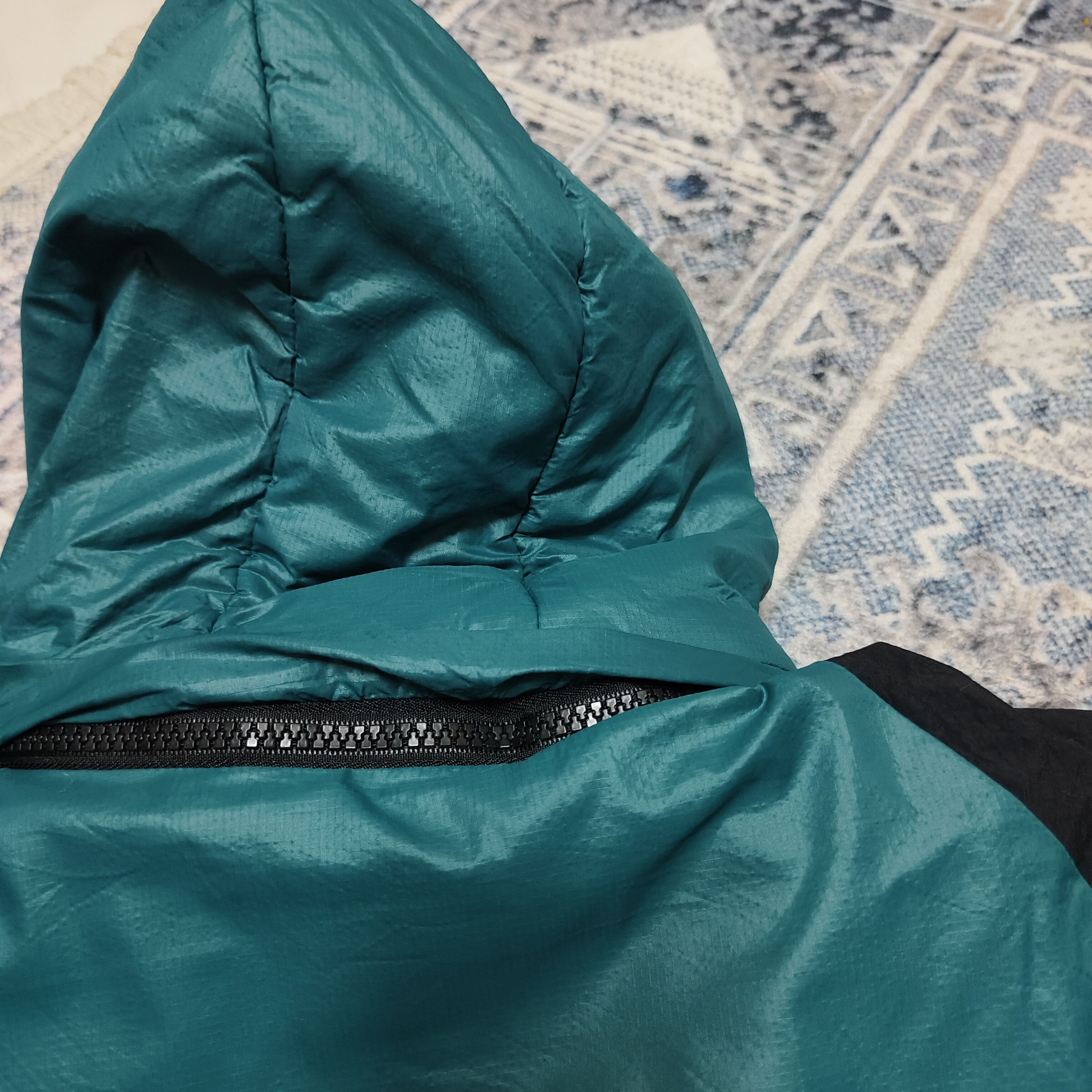 Japanese Brand × MasterPiece Masterpiece Pertex Green Black Puffer Jacket Size US L / EU 52-54 / 3 - 14 Thumbnail