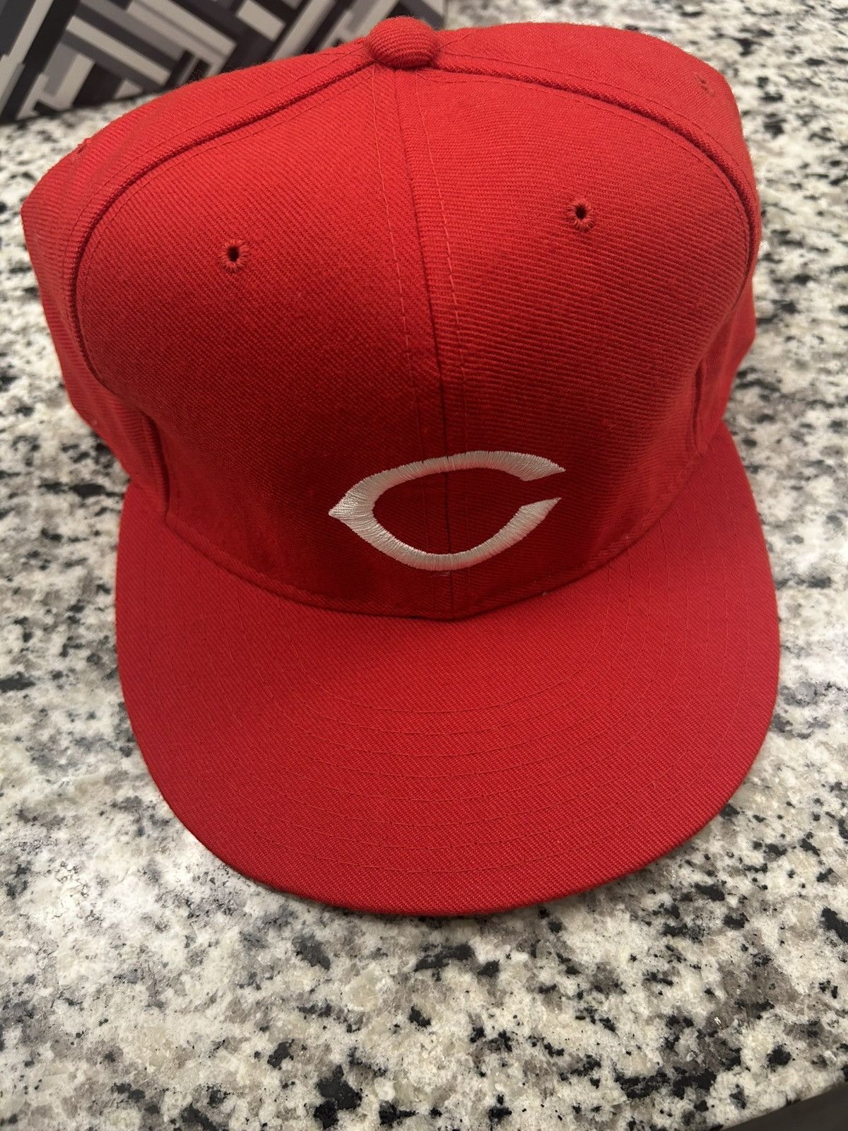 New Era Vintage Cincinnati reds fitted hat 7 5/8 Size ONE SIZE - 1 Thumbnail