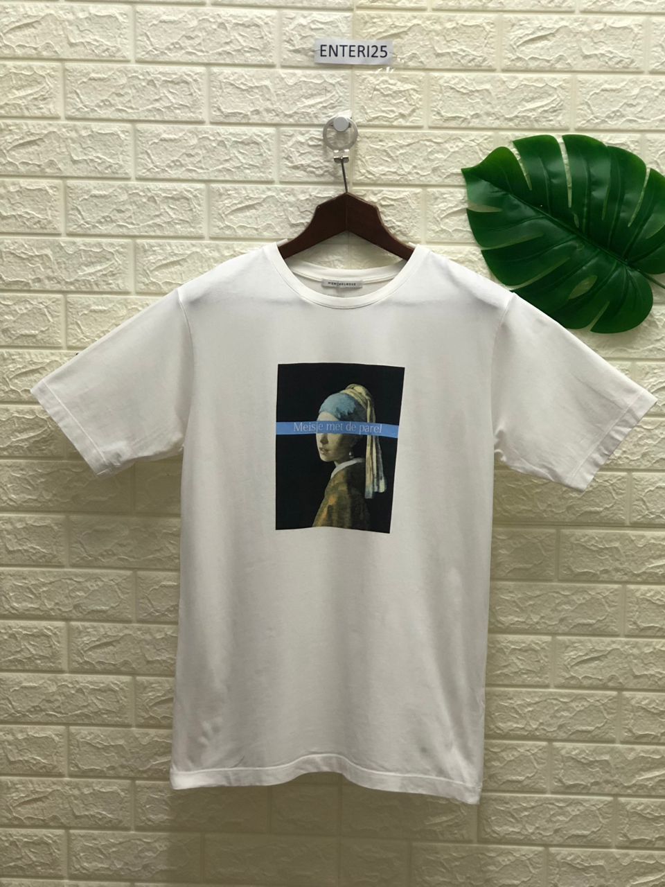 Vintage vintage Men's Melrose Johannes Vermeer Girl With A Pearl Size US L / EU 52-54 / 3 - 1 Thumbnail