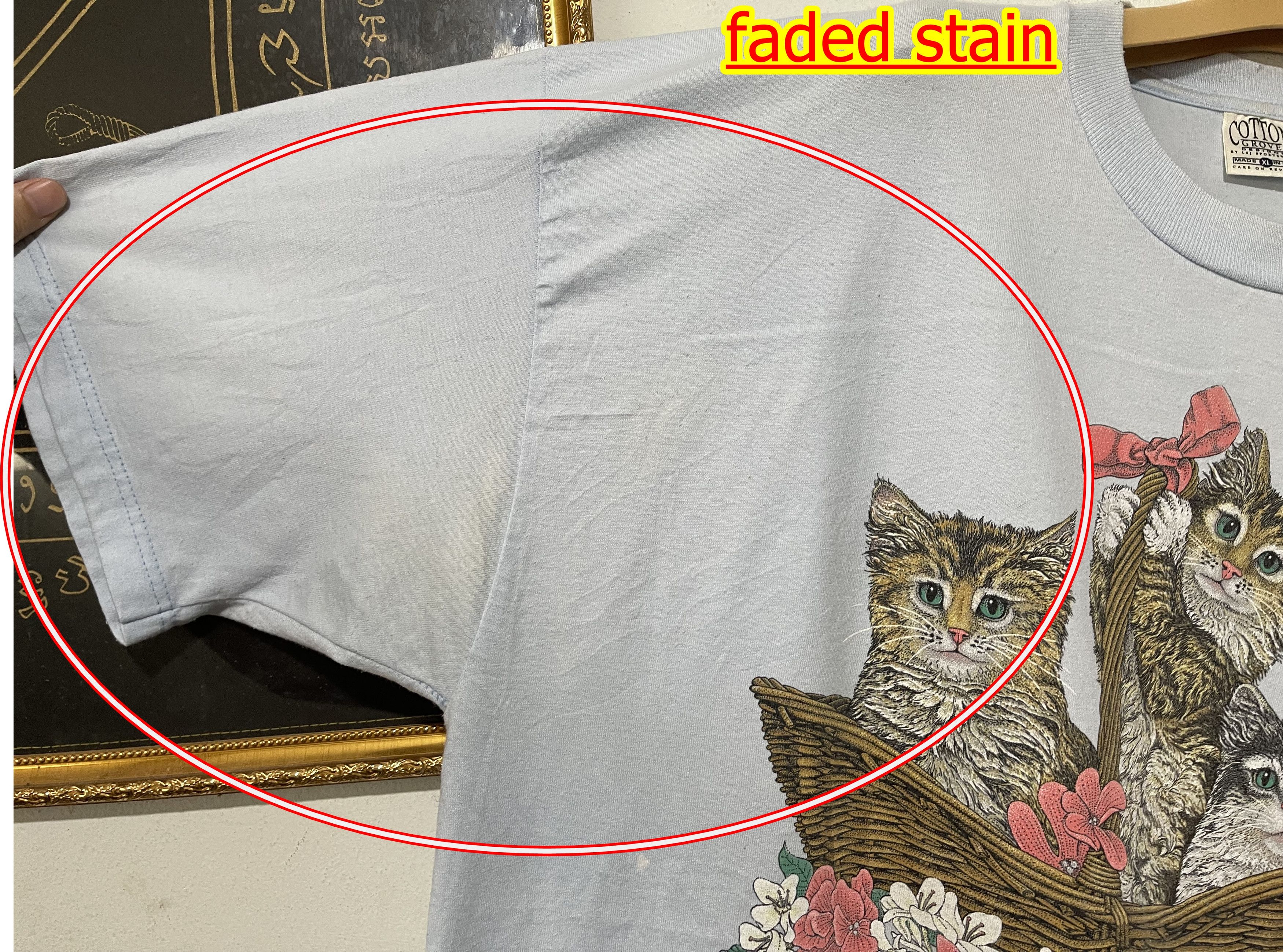 Vintage Vintage 90s Cat Shirt Size US XL / EU 56 / 4 - 6 Thumbnail