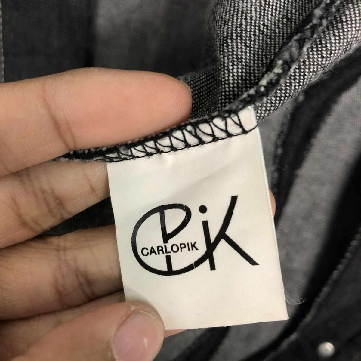 Japanese Brand 🔥VINTAGE CROPPED DENIM BIKER JACKET CARLOPIK ISSEY MIYAKE Size M / US 6-8 / IT 42-44 - 20 Thumbnail