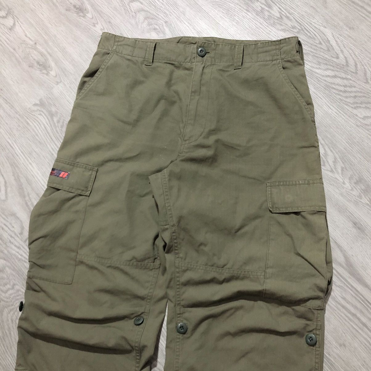 Wtaps 🇯🇵 2000s Wtaps Trousers Cotton Ripstop Cargo Pants Green Army Size US 34 / EU 50 - 4 Thumbnail