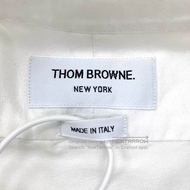 Thom Browne Thom Browne White long-sleeved shirt Size US XS / EU 42 / 0 - 7 Thumbnail
