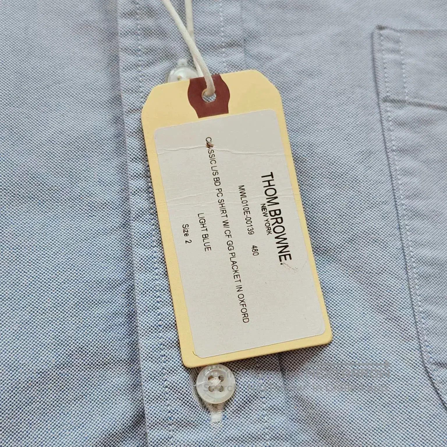 Thom Browne TB Thom Browne Light Blue Oxford Shirt. Size US S / EU 44-46 / 1 - 5 Thumbnail