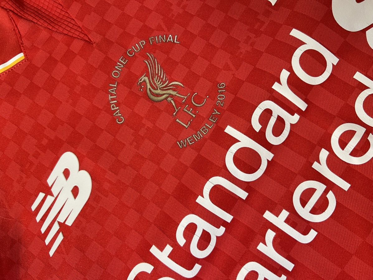 New Balance Liverpool Capital One Cup Final 2016 New Balance Shirt Size US M / EU 48-50 / 2 - 2 Thumbnail