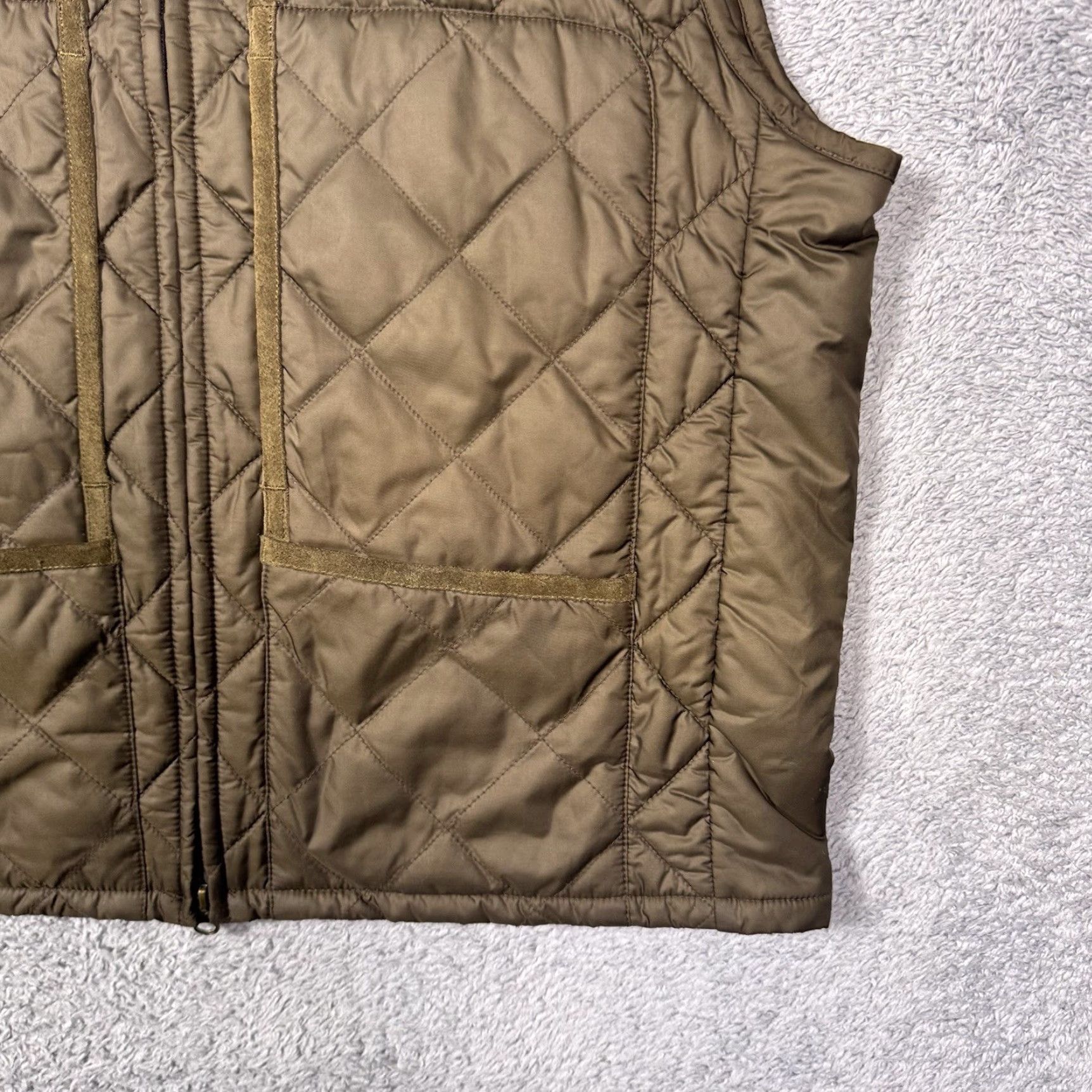 Polo Ralph Lauren VINTAGE Polo Ralph Lauren Vest Men L Diamond Quilted Calf Suede Leather Hunt Vintage Size US L / EU 52-54 / 3 - 3 Thumbnail
