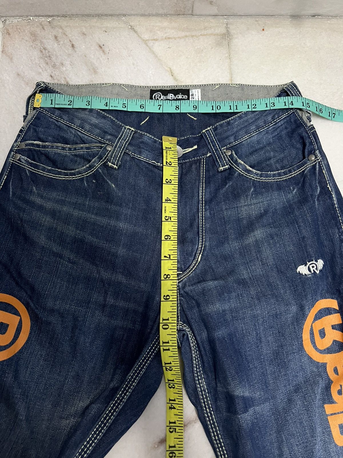 If Six Was Nine × Japanese Brand REAL BVOICE JEANS VERY RARE Size US 29 - 13 Thumbnail