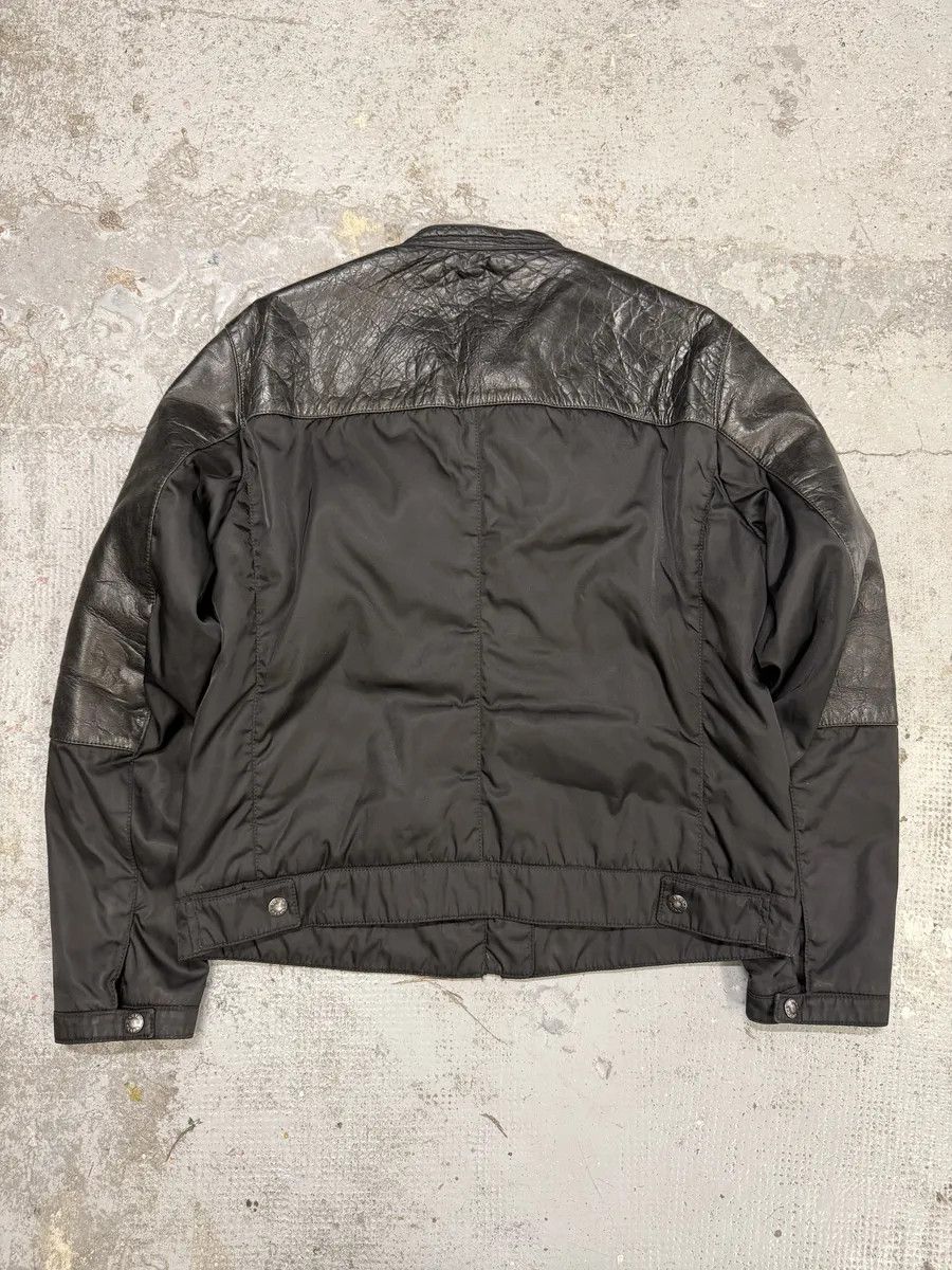 Prada AW2011 Prada Hybrid Leather Black Nylon Jacket Size US L / EU 52-54 / 3 - 2 Thumbnail