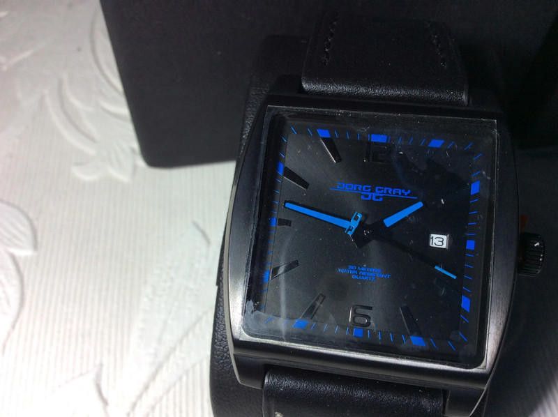 Designer Jorg Gray Men's Watch JG5200-16 with Natural Leather Strap Size ONE SIZE - 2 Thumbnail
