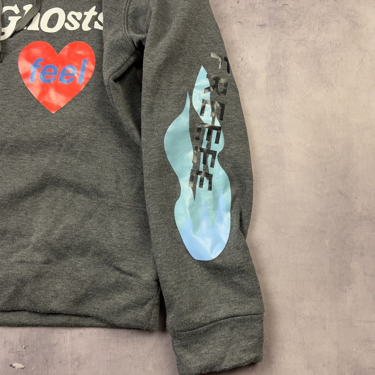 Rap Tees Rare ! Kanye West Lucky Me I See Ghosts Hoodie Big Logo Size US M / EU 48-50 / 2 - 9 Thumbnail