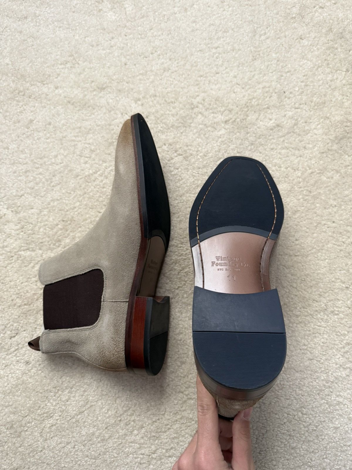 Vintage Frames Company Vintage Foundry Co. size 11 boots no laces. Size US 11 / EU 44 - 3 Thumbnail