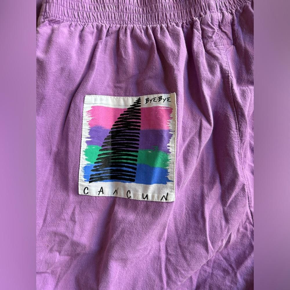 Designer Vintage Bye Bye Cancun purple Two-Piece Set Size XL / US 12-14 / IT 48-50 - 2 Thumbnail