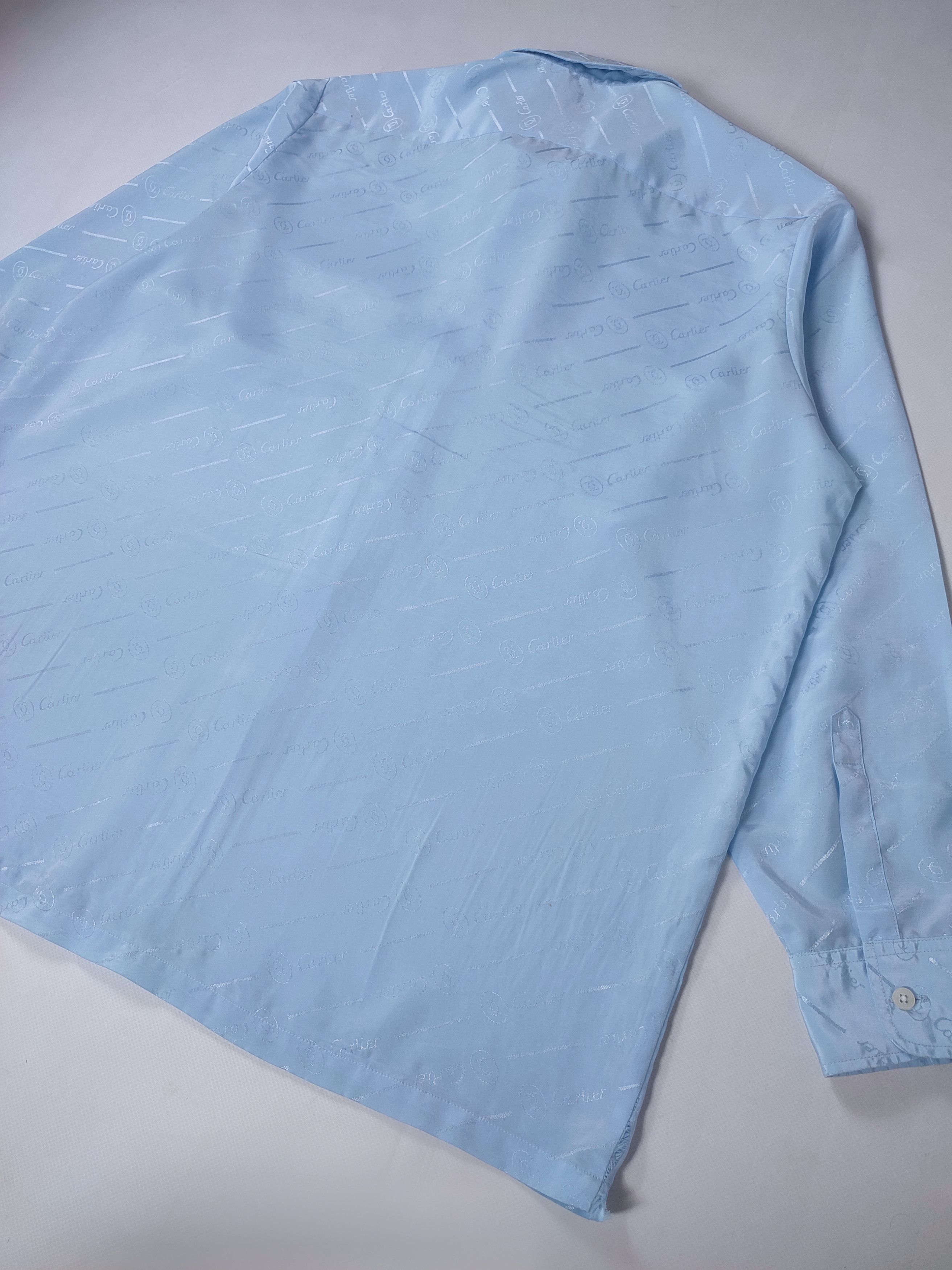 Cartier Vintage Monogram Cartier Shirt Size US L / EU 52-54 / 3 - 13 Thumbnail