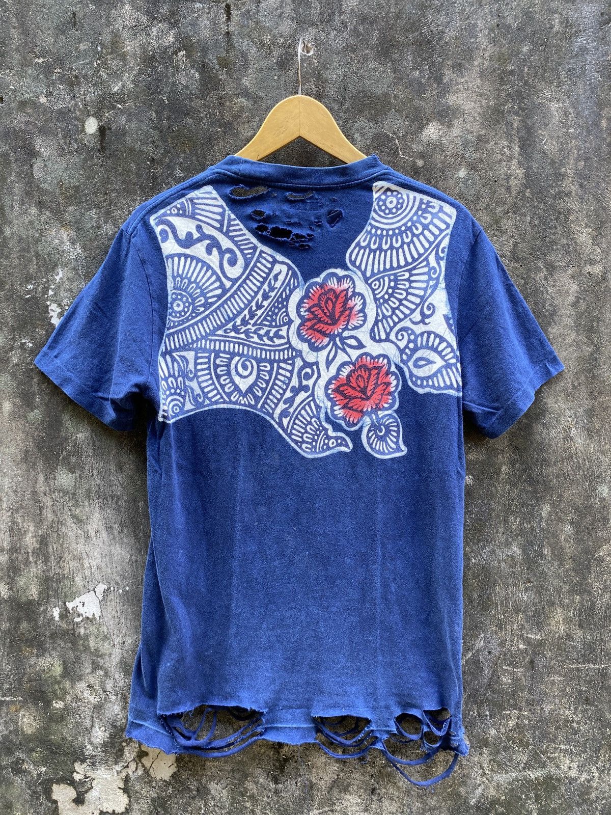 Vintage Blue Blue Japan Indigo Thrashed Distressed Kapital ERD style Size US M / EU 48-50 / 2 - 6 Thumbnail