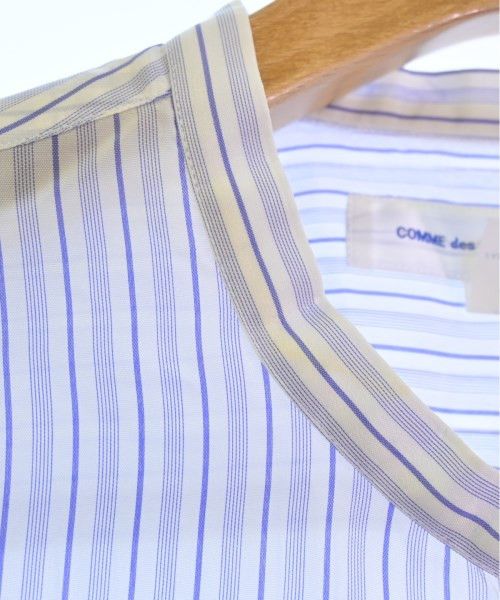 Comme des Garcons SHIRT Shirt Cupra Half Button Stripes Long Sleeve Blue x White Size US M / EU 48-50 / 2 - 4 Thumbnail