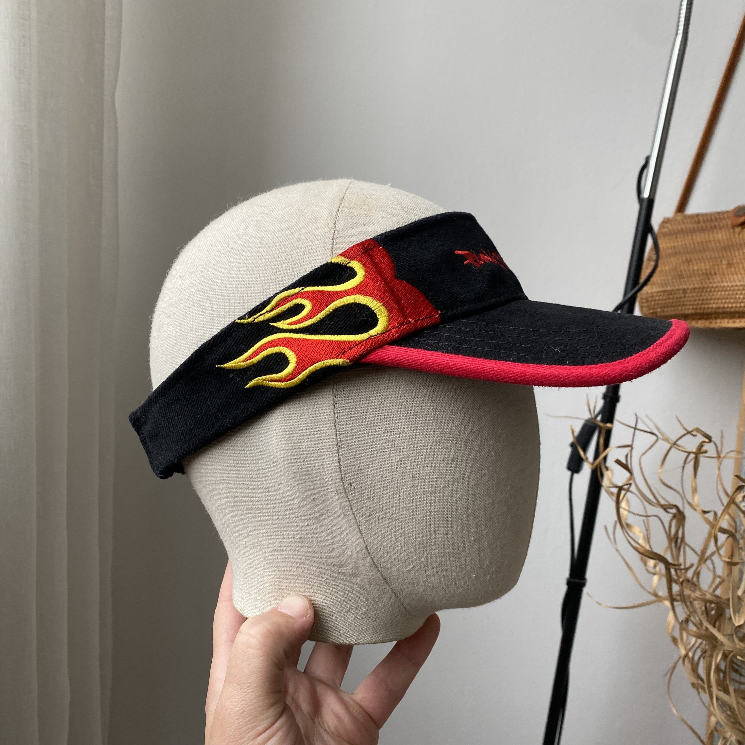 Quiksilver 🔥 Punky Fish Vintage Flame Cap hat Yeezy Vetements Vibe Y2K Size ONE SIZE - 2 Thumbnail
