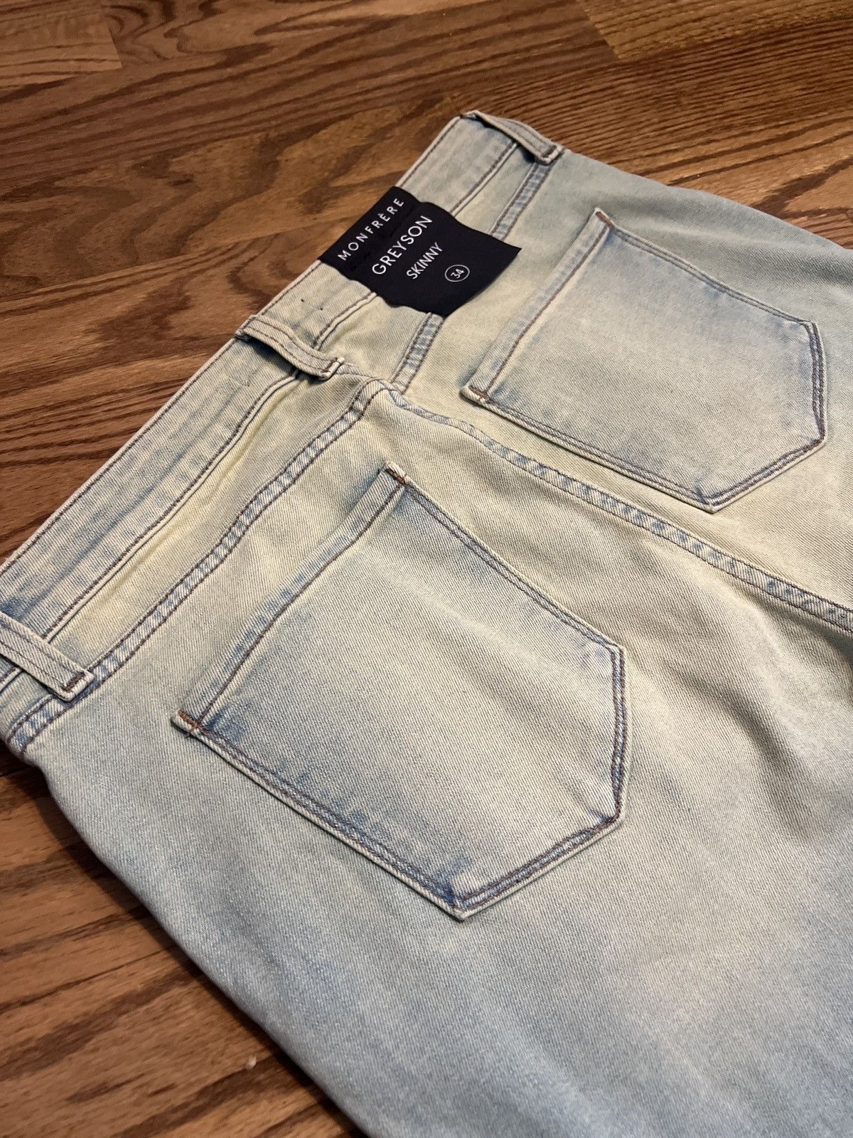 MONFRERE Monfrère Greyson Skinny Jeans – Size 34 Size US 34 / EU 50 - 6 Thumbnail