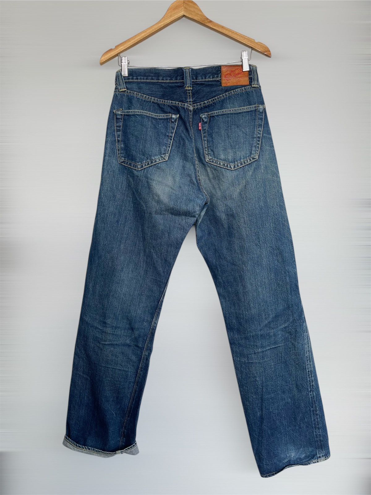 Denime Vintage Distressed Denime Selvedge Denim Size US 30 / EU 46 - 2 Thumbnail