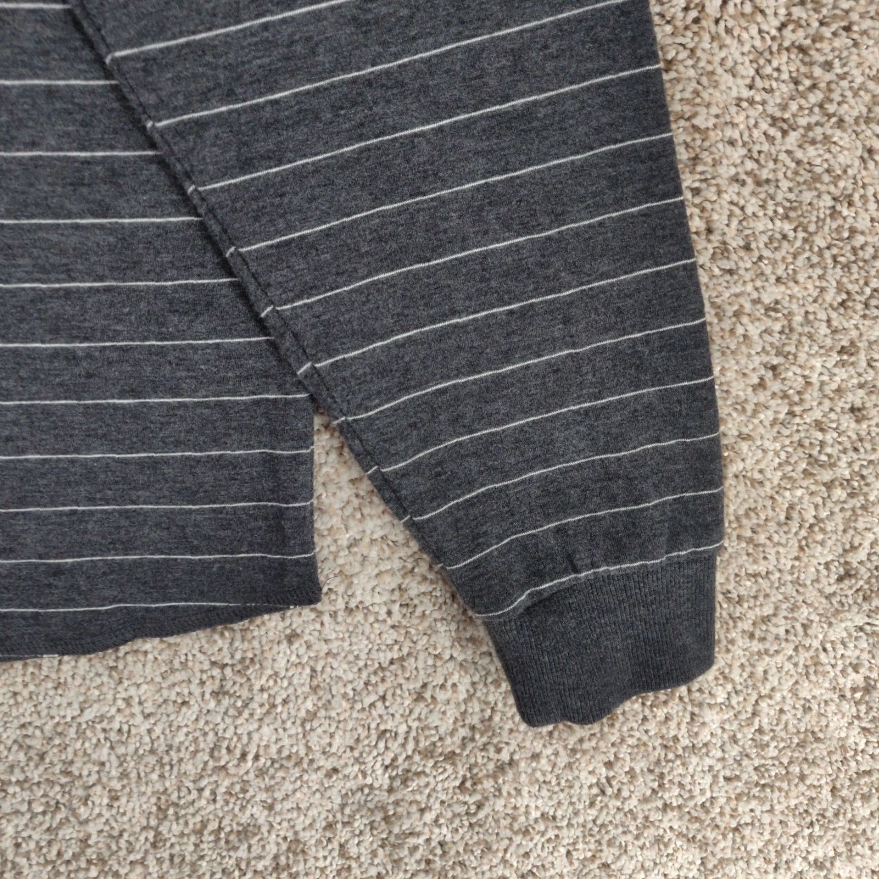 Marine Layer Marine Layer Shirt Mens L Striped Henley Double Knit Cabin Style Bohemian Classic Outdoor Preppy USA Mens Size US L / EU 52-54 / 3 - 4 Thumbnail