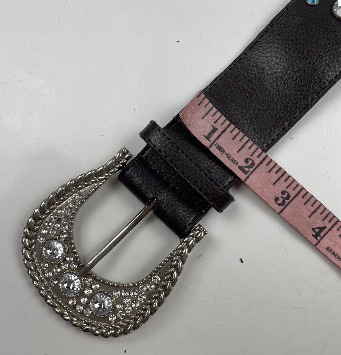 Other studded pvc belt tg2 Size 36 - 11 Thumbnail