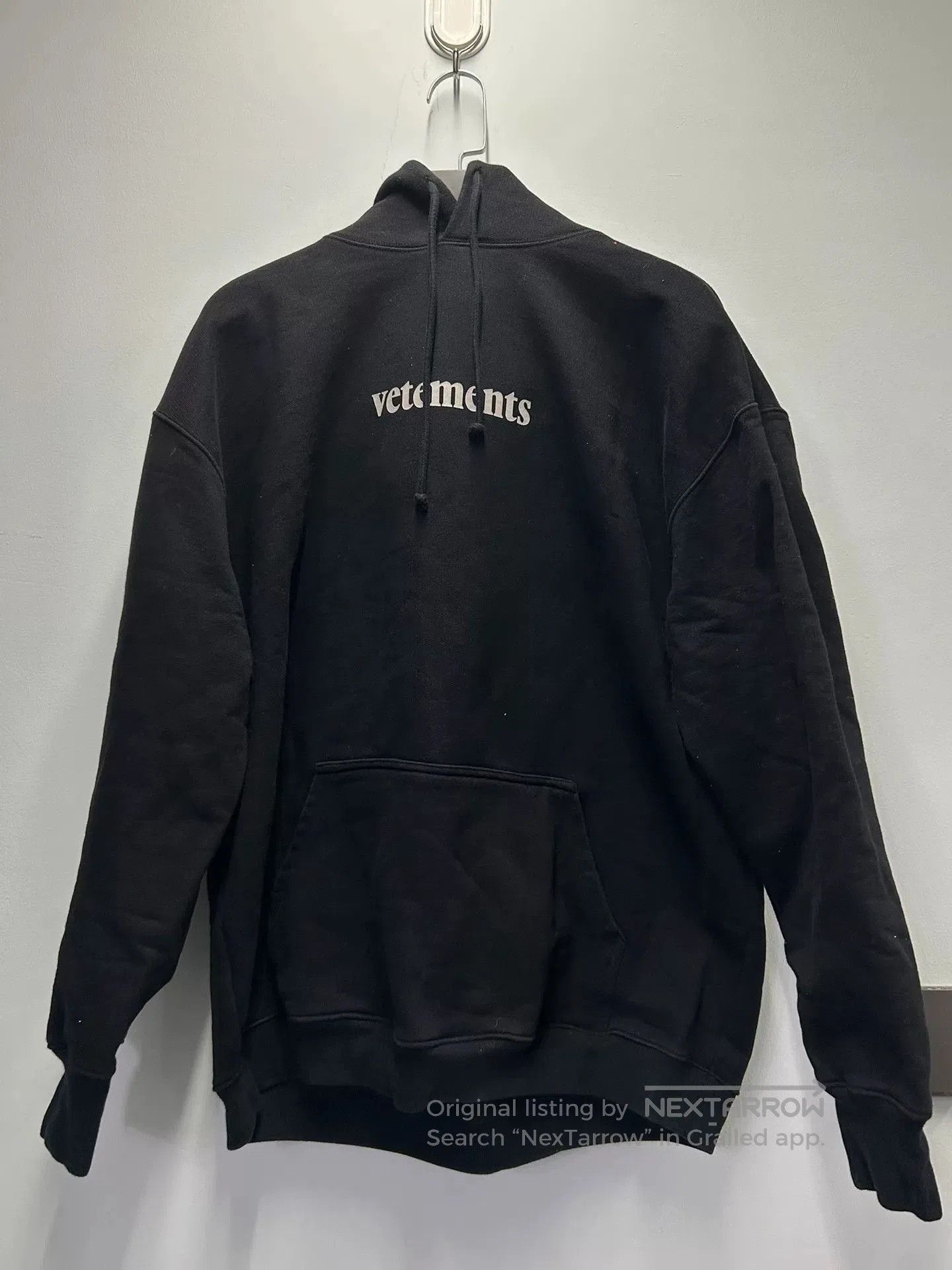 Vetements Vetements Logo Black Hoodie Size M. Size US M / EU 48-50 / 2 - 1 Thumbnail
