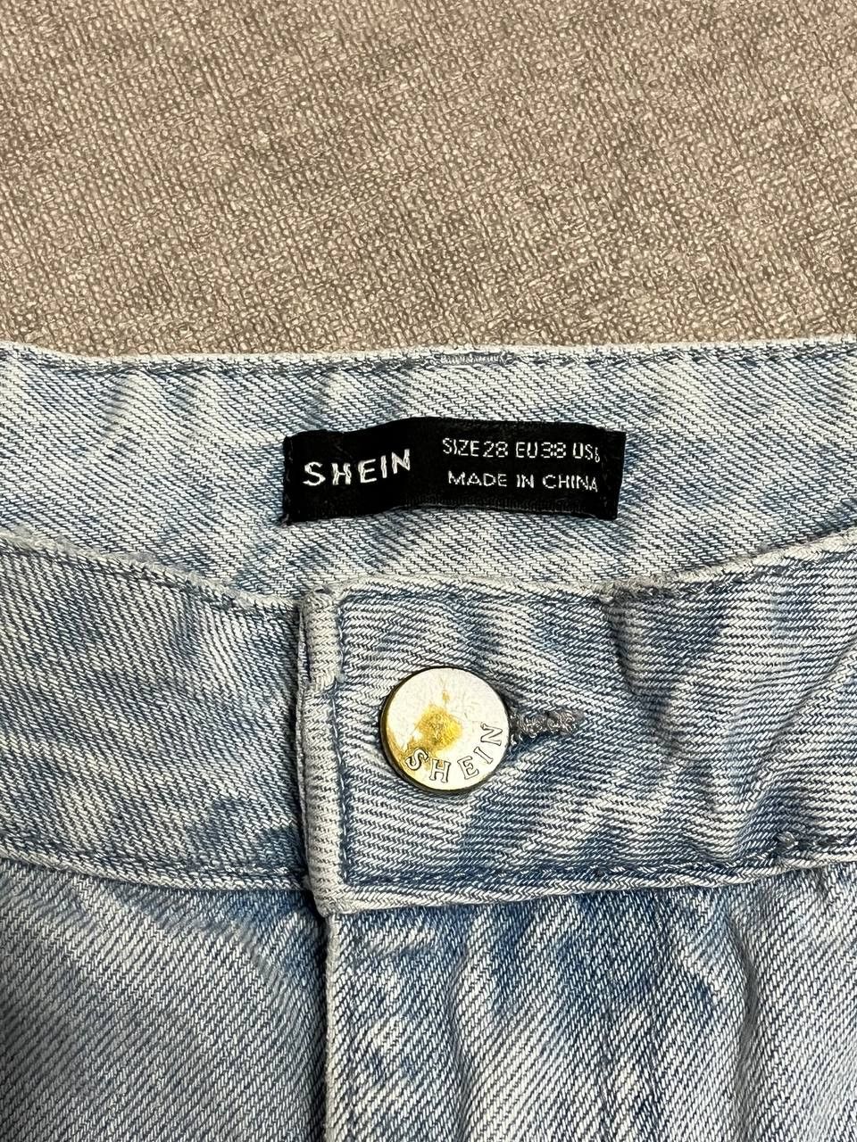Shein Women`s Crazy Flared Blue Distressed Jeans Denim Shein Sz 28 Size 28" / US 6 / IT 42 - 15 Thumbnail