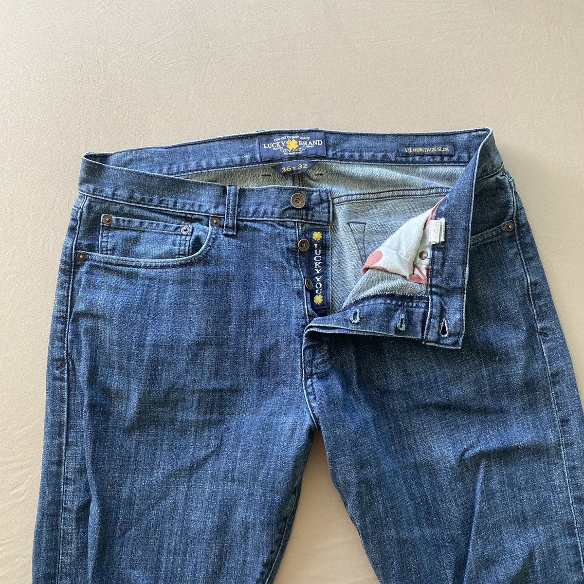 Lucky Brand Vintage Lucky Brand Heritage Slim Crop Jeans Size US 36 / EU 52 - 3 Thumbnail