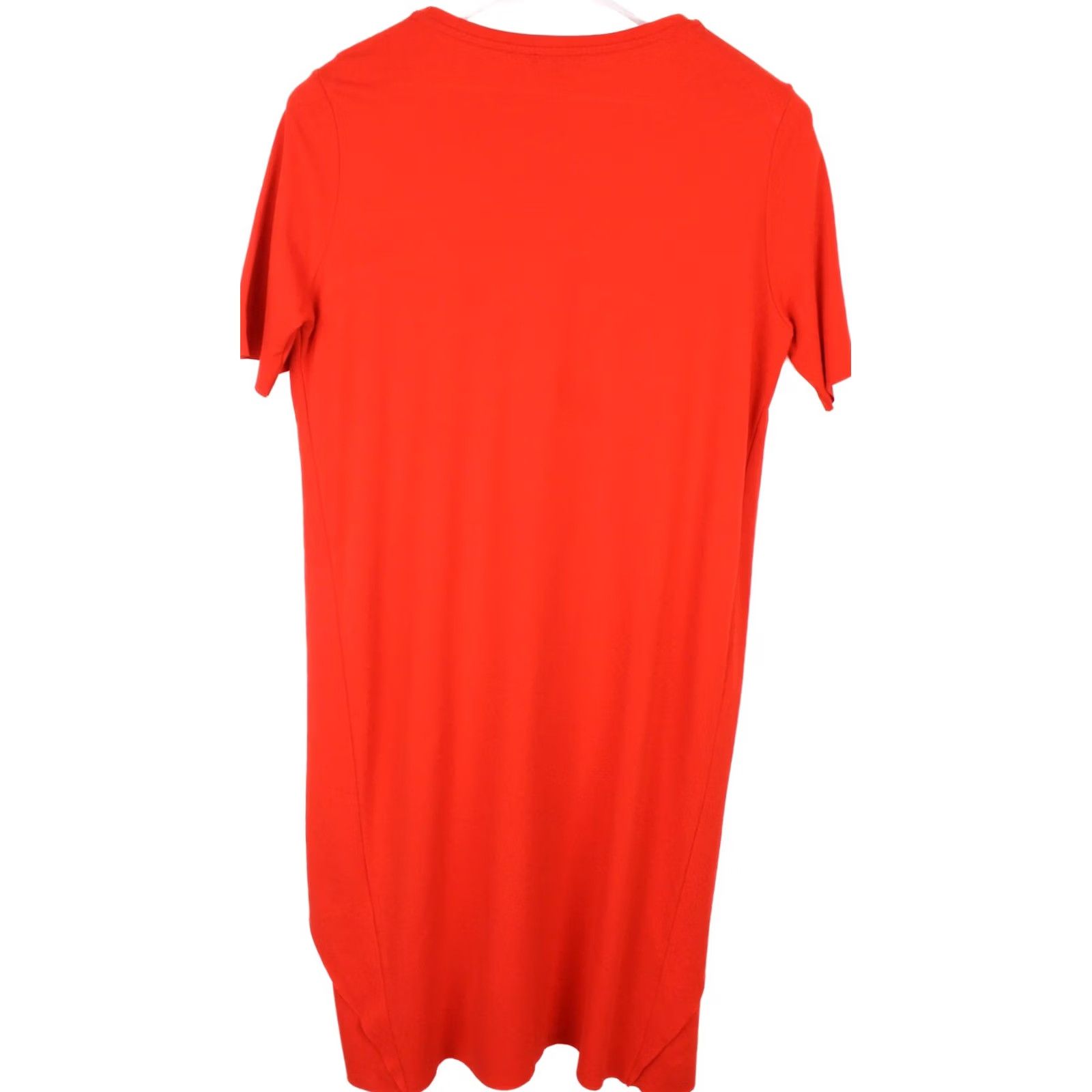 Cos COS Dress Women's M Short Sleeve Round Neck Jersey Mini Red Size 32" / US 10 / IT 46 - 2 Thumbnail
