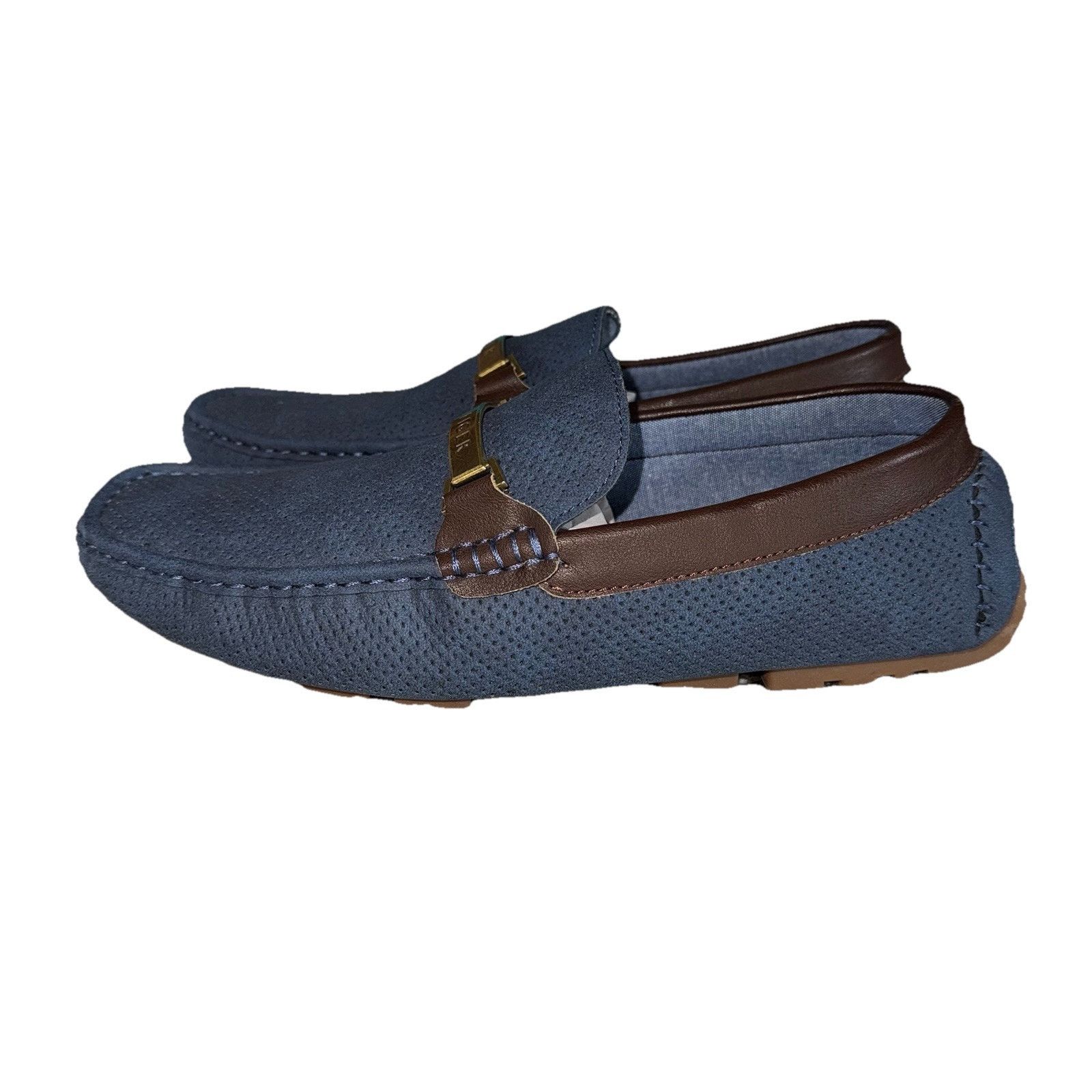 Tommy Hilfiger Tommy Hilfiger Alvins Men’s Blue Driving Loafers 8M Size US 8 / EU 41 - 5 Thumbnail