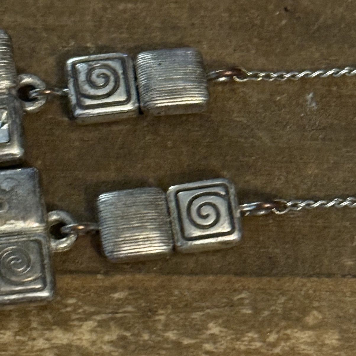 Brighton Brighton Ravenna long silver tone station tile necklace Size ONE SIZE - 6 Thumbnail