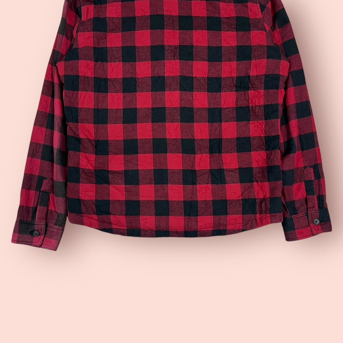 Flannel × Jun Takahashi × Uniqlo VINTAGE UNIQLO DOUBLE CHEST POCKET FLEECE LINING FLANNEL Size US L / EU 52-54 / 3 - 16 Thumbnail
