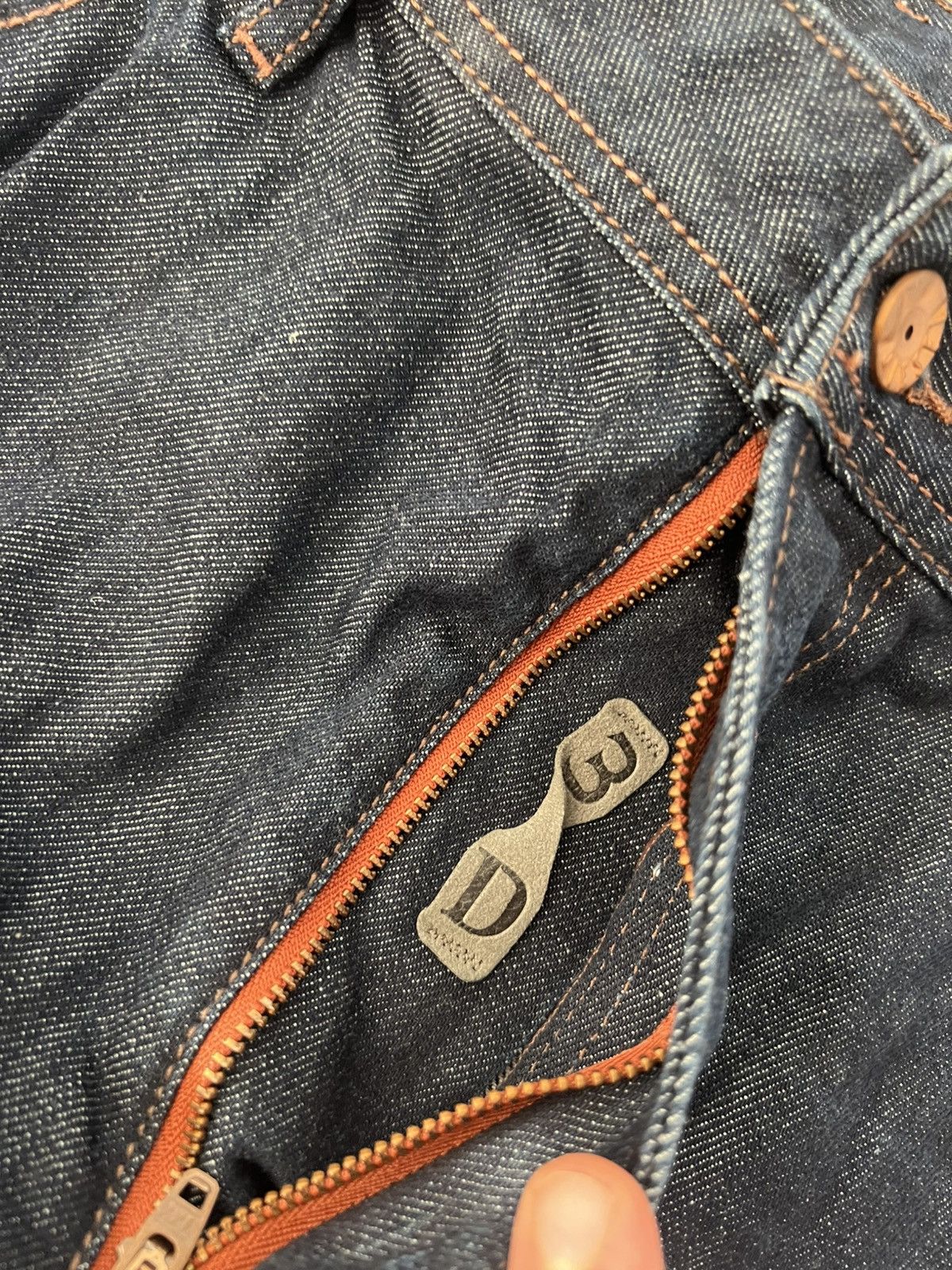 Diesel Diesel Avant Garde Krooley Regular Slim-Carrot Selvage Jeans Size US 33 - 12 Thumbnail