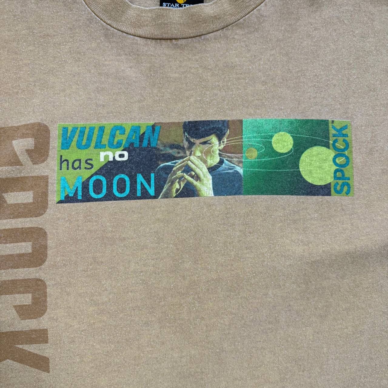 Sci-Fi Fantasy Vintage 1997 Star Trek Spock Vulcan Has No Moon Sci-Fi Shirt Size US XL / EU 56 / 4 - 6 Thumbnail