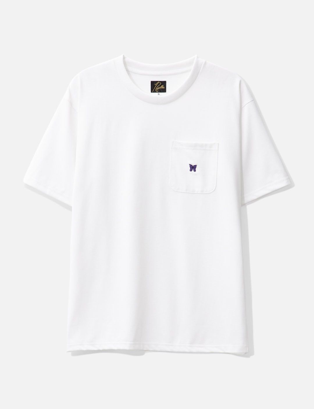 Needles o1y0225 Logo T-Shirt in White Size US XS / EU 42 / 0 - 1 Thumbnail